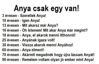Anya csak egy